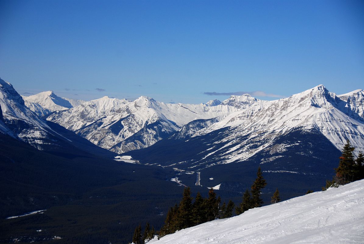 26 Mount Deville, Mount Burgess, Mount Field, Sea Shoal Mountain, Wapta Mountain, Mount Bosworth From Lake Louise Ski Area